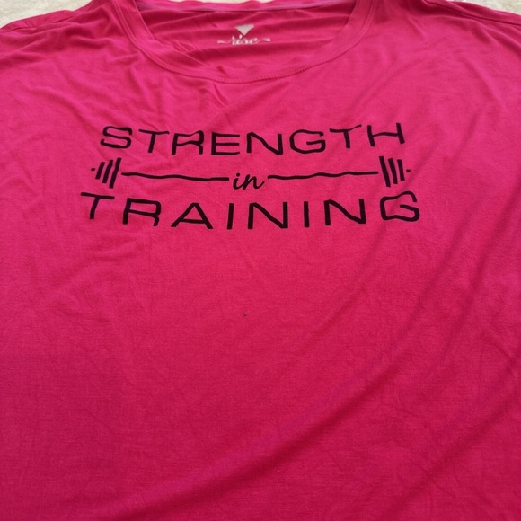LuLaRoe "Strength In Training" XL Gym Workout Activewear Top Workout Power‎ - Picture 1 of 5